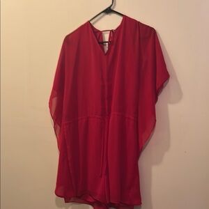 Elegant Red Women's Top